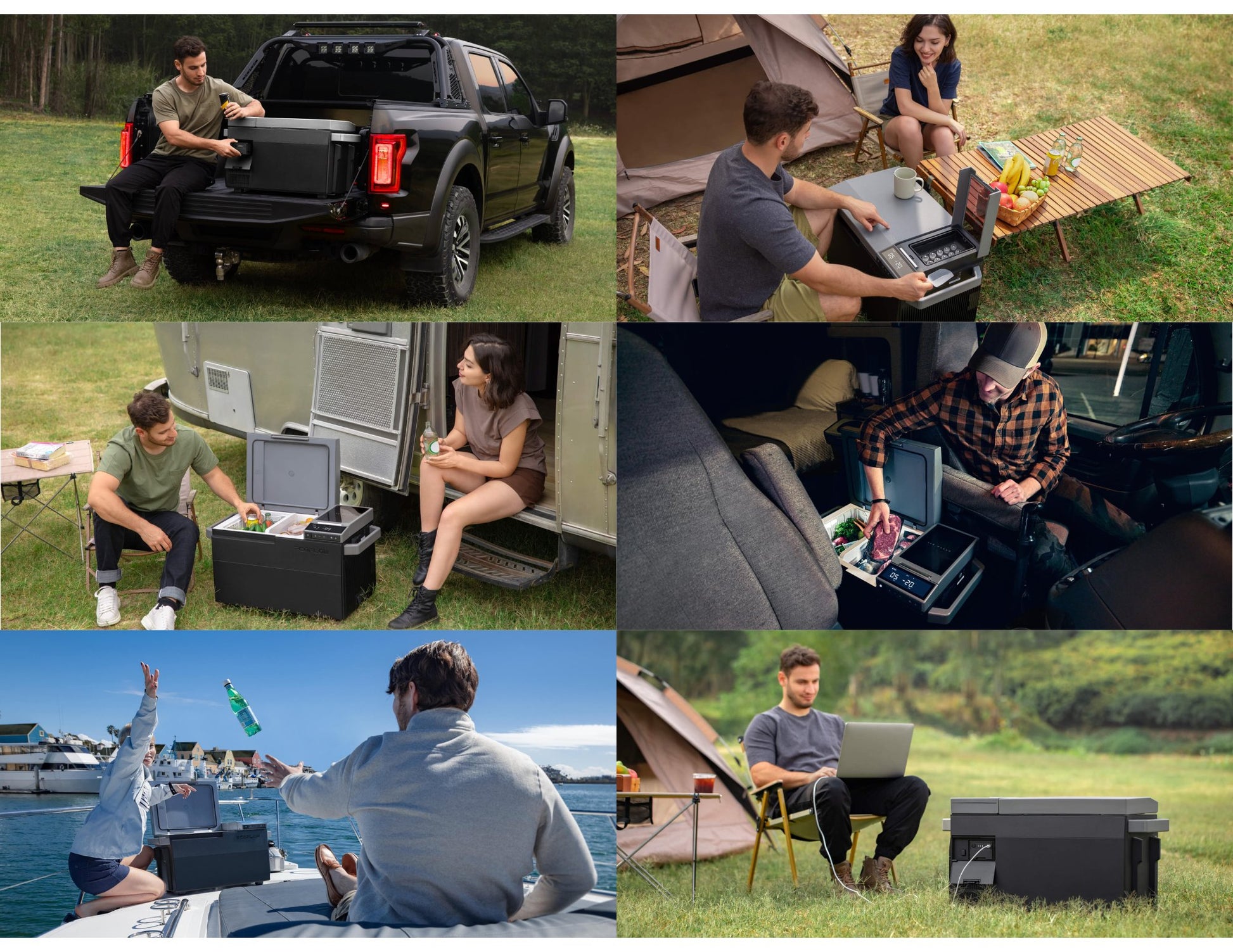 EcoFlow Glacier 38L portable compressor fridge with ice maker Qatar