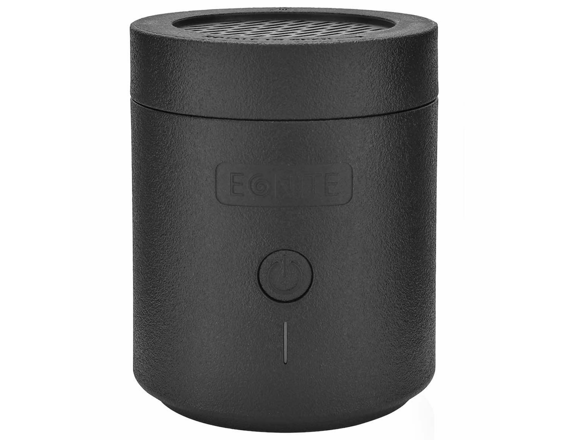 Front view of the Egnite Electronic Incense Burner showing its sleek design and power button.