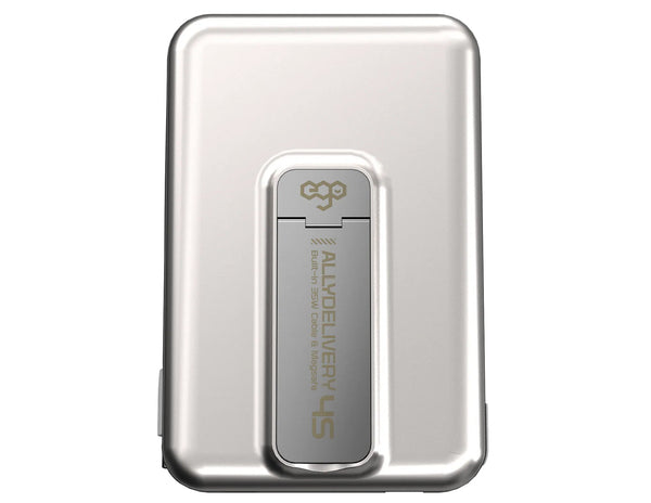 Ego AllyDelivery 4S @Magsafe 10000mAh 6in1 PowerBank Q10 with 35W PD fast charging, wireless charging, and replaceable cables, available at Thabthaba Store Qatar