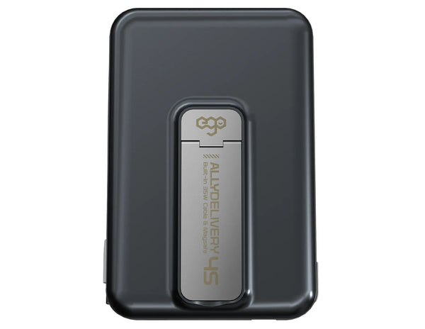 Ego AllyDelivery 4S @Magsafe 10000mAh 6in1 PowerBank Q10 with 35W PD fast charging, wireless charging, and replaceable cables, available at Thabthaba Store Qatar