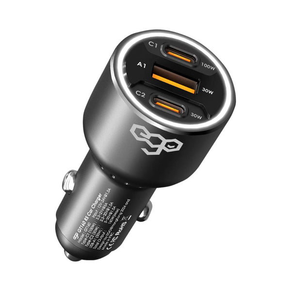 EGO GT160 RS 160W 3 USB car charger with 100W 30W 30W output and 8-layer safety protection Qatar