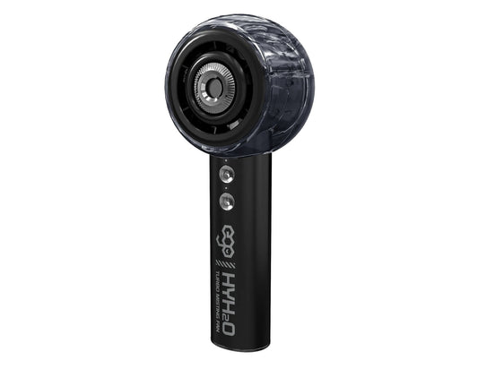 Ego HyH2O Turbo Misting Fan P11 water cooling spray with 18 hours battery life and Type-C charging, available at Thabthaba Store Qatar