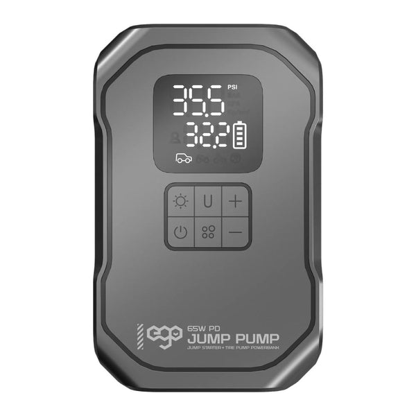 Ego JP-8 65W PD jump starter with 1000A peak current 160 PSI tire pump and powerbank Qatar
