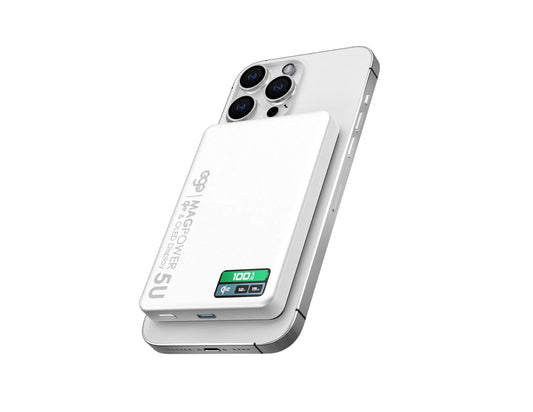 EGO MagPower 5U QI2 10000mAh 30W MagSafe power bank MP510U with OLED display and strong N54 magnets Qatar​