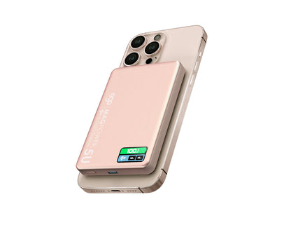 EGO MagPower 5U QI2 10000mAh 30W MagSafe power bank MP510U with OLED display and strong N54 magnets Qatar​