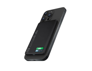 EGO MagPower 5U QI2 5000mAh MagSafe power bank with OLED display aerogel cooling N54 magnets Qatar