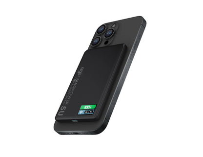EGO MagPower 5U QI2 5000mAh MagSafe power bank with OLED display aerogel cooling N54 magnets Qatar