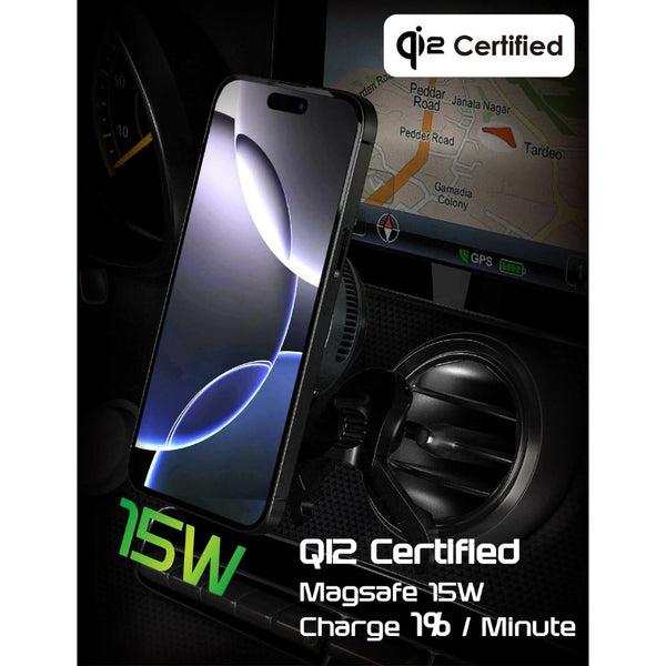Ego MagStand3 C5 Qi2 15W double-sided magnetic wireless charger with semiconductor cooling and MagSafe brackets Qatar