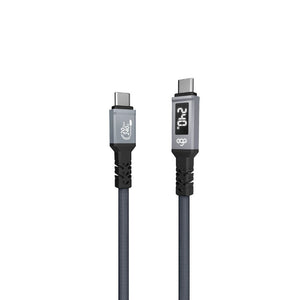 EGO Wiry Mag 240W USB3.2 magnetic Type-C to C cable 50cm Grey with 20Gbps data and 8K video support Qatar