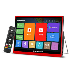 Emodern 14.1 inch Android TV portable monitor with touch screen Android 15 Qatar