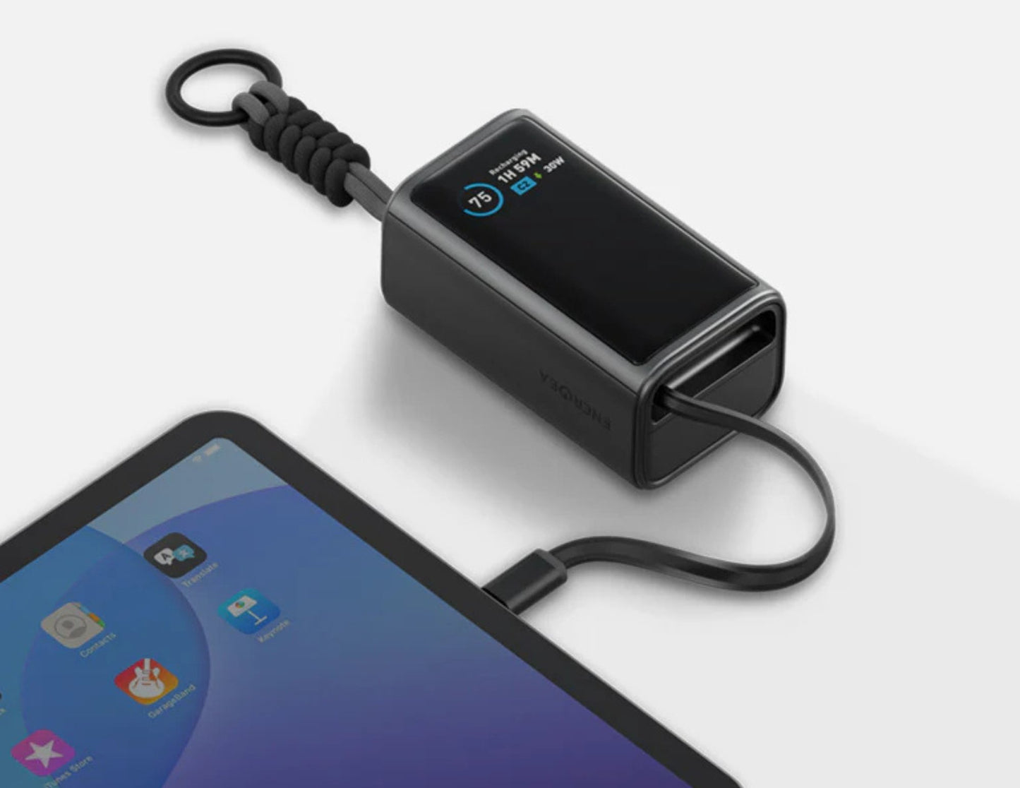 Energea ComPac Arc 45 PD45W 10000mAh powerbank with retractable cable Qatar