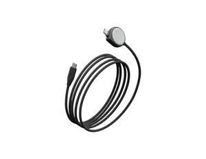 Energea Flow Duo Watch 1.5M USB-C to USB-C fast charging cable with Apple Watch charger