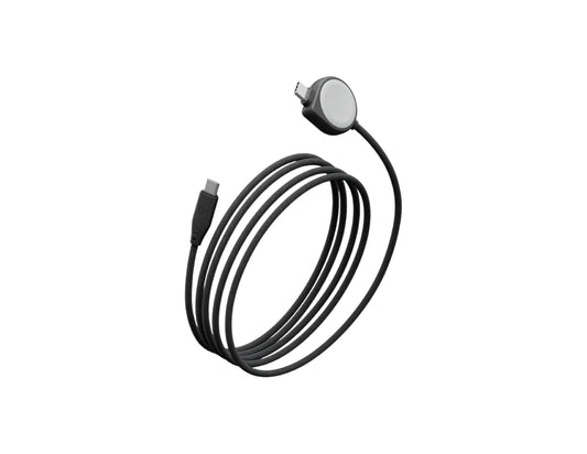 Energea Flow Duo Watch 1.5M USB-C to USB-C fast charging cable with Apple Watch charger