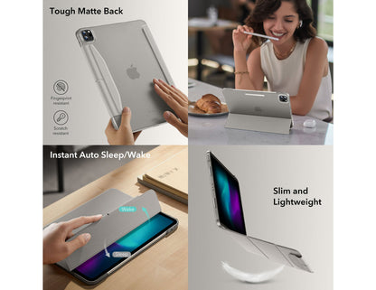 ESR Ascend Trifold Case with Pencil support for iPad Pro 13 2024 at Thabthaba Store Qatar.