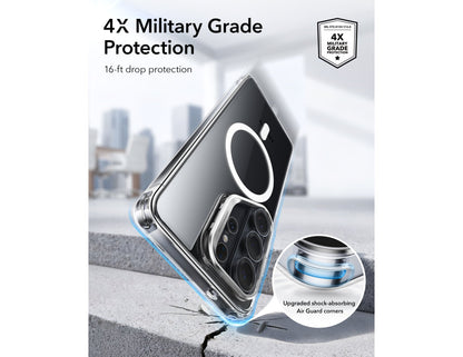 ESR Classic Hybrid Magnetic Stash Stand clear case for Samsung Galaxy S26 Ultra at Thabthaba Store Qatar.