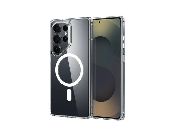 ESR Hybrid HaloLock Case Samsung Galaxy S25 Ultra 11ft drop protection magnetic ring Qatar