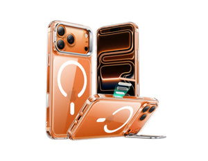 ESR Hybrid Magnetic Clear Case for iPhone 17 Pro and 17 Pro Max with Camera Control and Stash Stand in Qatar, Thabthaba Store