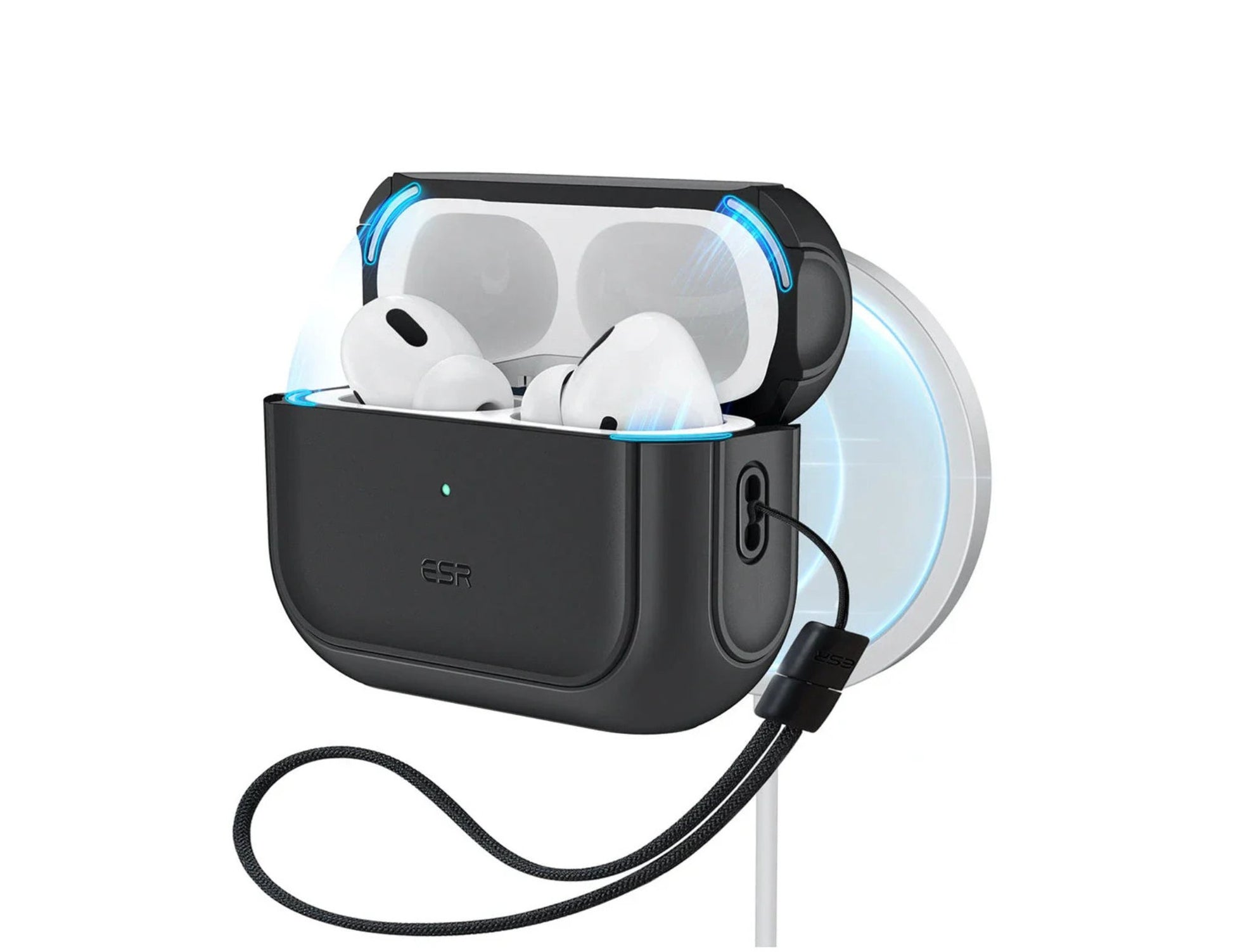 ESR Orbit Hybrid Case AirPods Pro 3 black magnetic lid drop protection MagSafe Qatar