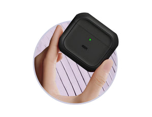 ESR Orbit Hybrid HaloLock Case AirPods 4 black magnetic lid drop protection MagSafe Qatar