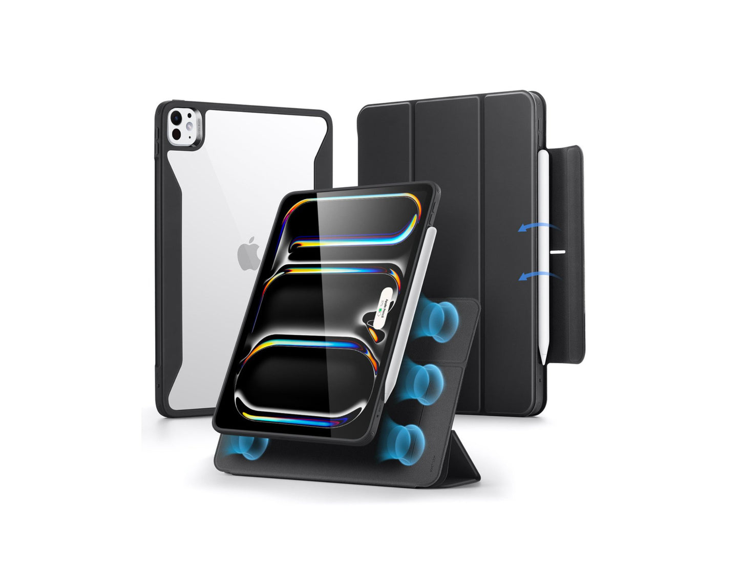 ESR Rebound Hybrid Case 360 detachable magnetic for iPad Pro 11 2024/2025 at Thabthaba Store Qatar.