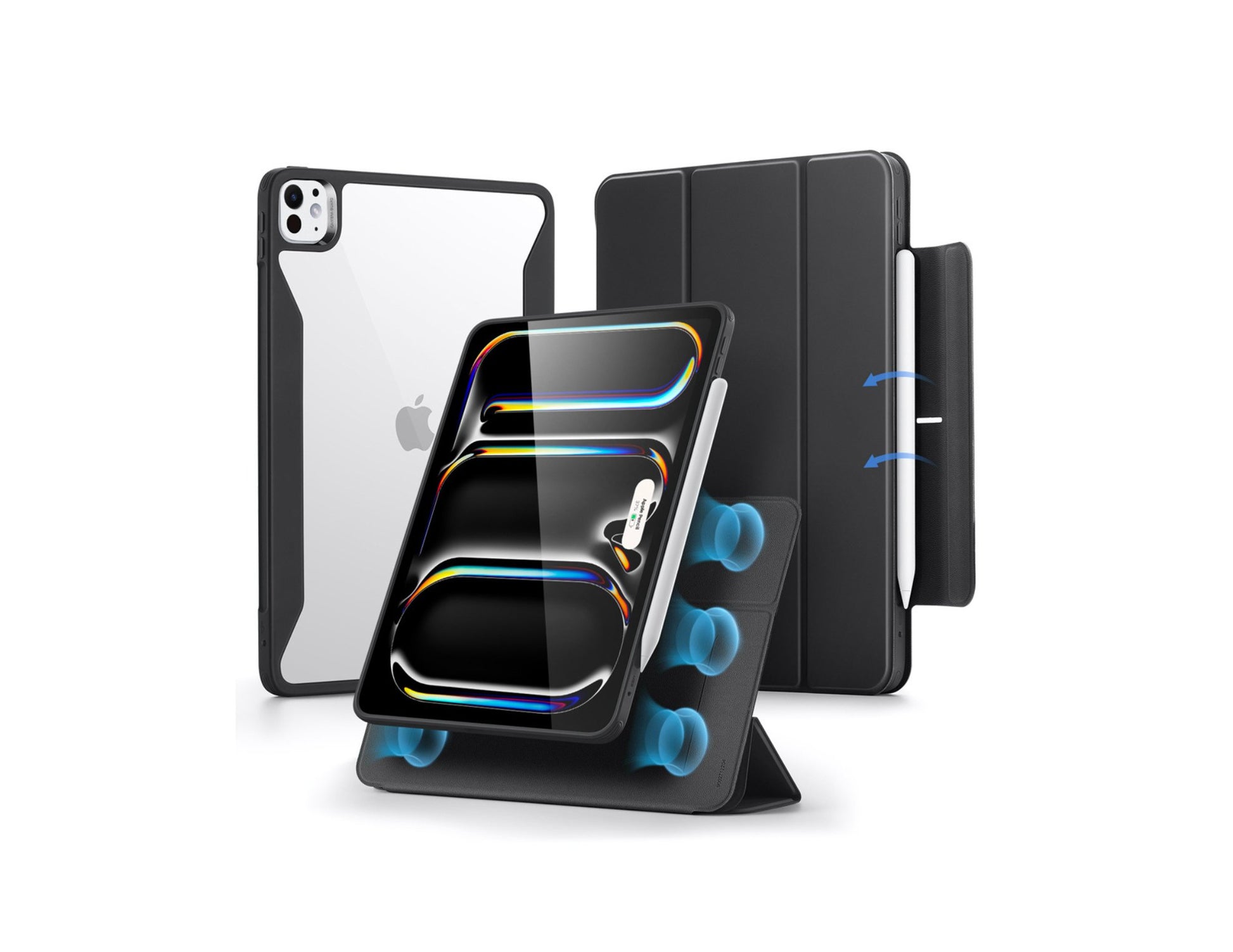 ESR Rebound Hybrid Case 360 detachable magnetic for iPad Pro 11 2024/2025 at Thabthaba Store Qatar.