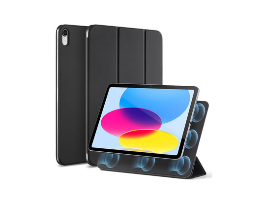 ESR Rebound Magnetic Case for iPad 10/11 A16 with trifold stand at Thabthaba Store Qatar.