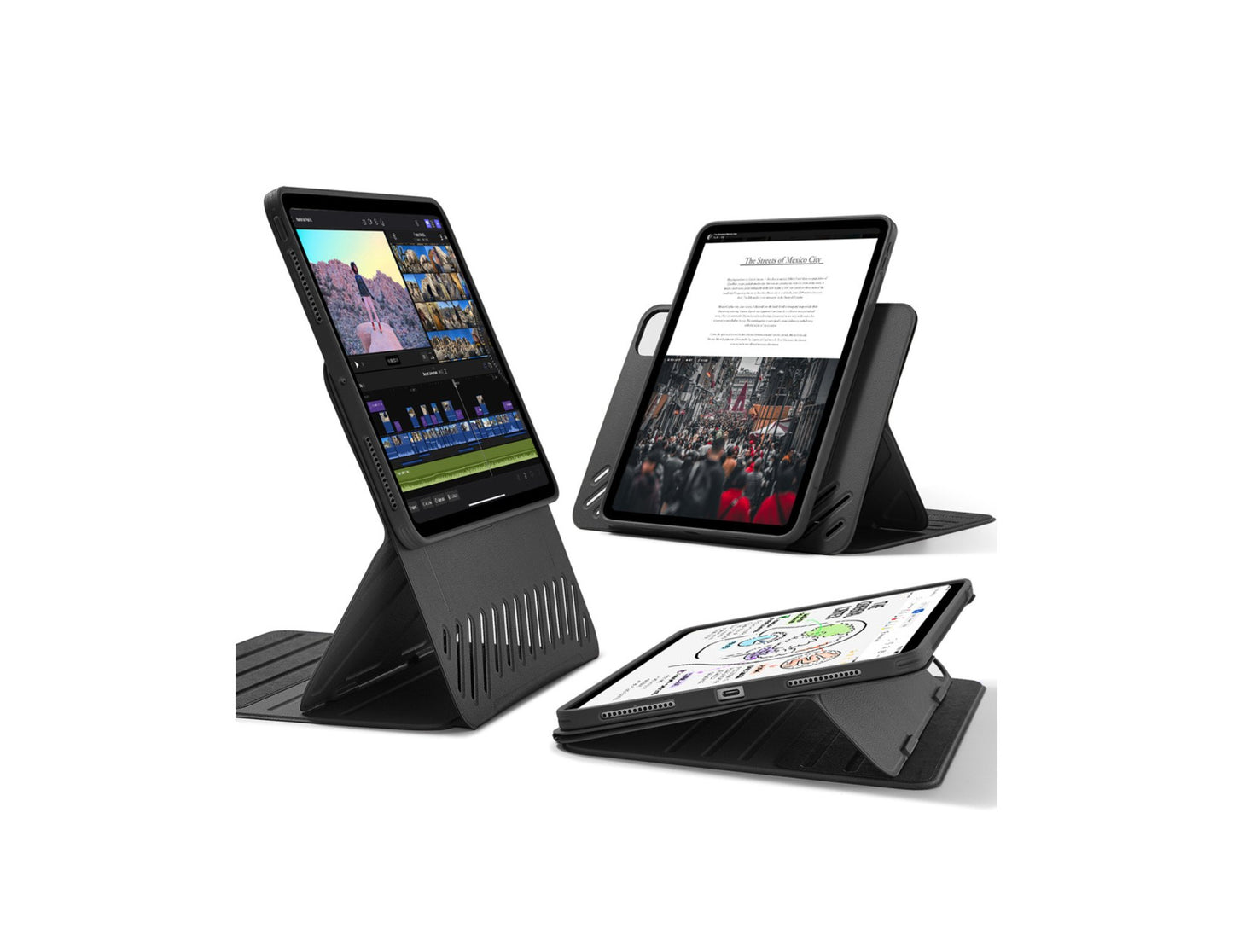 ESR Shift Magnetic Case with 9 angles for iPad Pro 11 at Thabthaba Store Qatar.