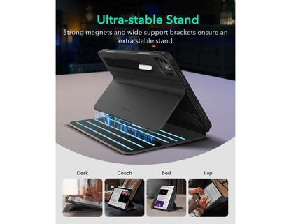 ESR Shift Magnetic Case with 9 angles for iPad Pro 11 at Thabthaba Store Qatar.