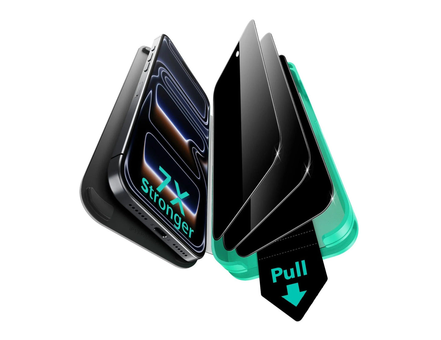 ESR UltraFit Armorite Privacy Screen Protector 3-pack for iPhone 17 Pro and Pro Max, Thabthaba Store Qatar