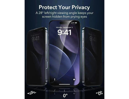 ESR UltraFit Armorite Privacy Screen Protector 3-pack for iPhone 17 Pro and Pro Max, Thabthaba Store Qatar