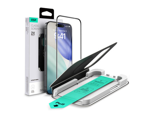 ESR UltraFit Classic tempered glass screen protector iPhone 17 Pro Max HD clarity Qatar