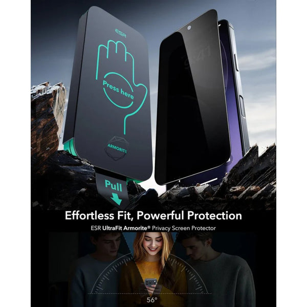 ESR UltraFit Armorite Privacy Screen Protector 3 Pack for iPhone 17 Pro Max Qatar
