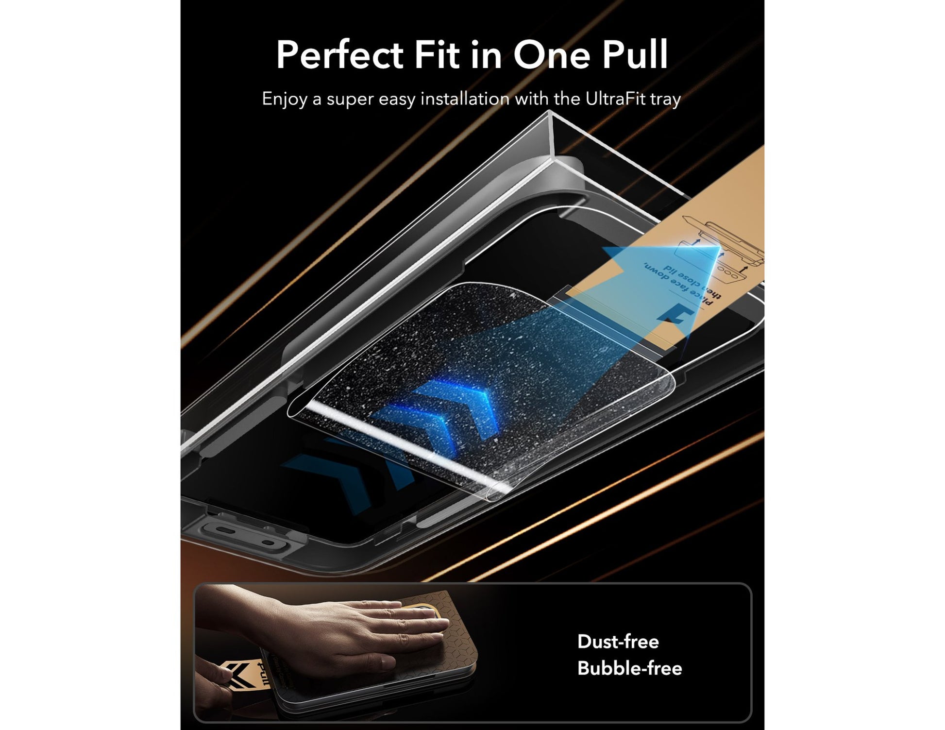 ESR UltraFit Armorite Pro Screen Protector AR privacy for Samsung S26 Ultra at Thabthaba Store Qatar.