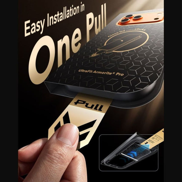 ESR UltraFit Armorite Pro 9H Corning Accessory Glass screen protector for iPhone 18 Pro Max with edge-to-edge coverage and UltraFit Tray Qatar