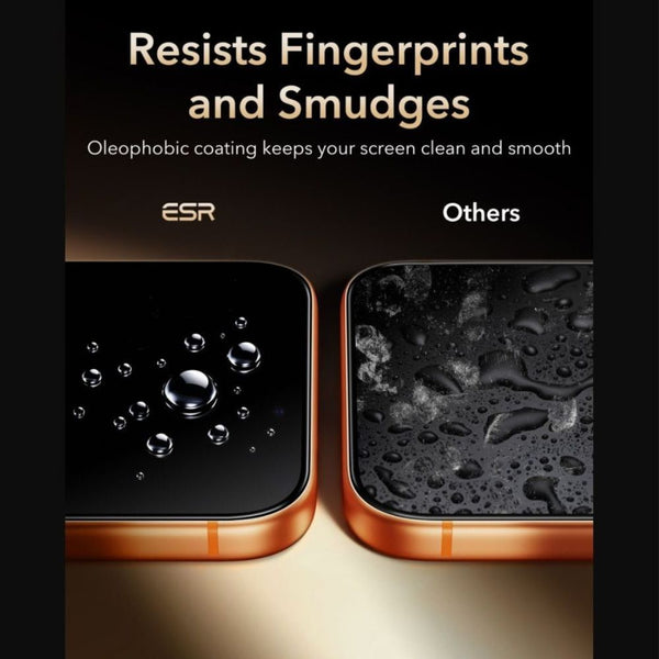 ESR UltraFit Armorite Pro 9H Corning Accessory Glass screen protector for iPhone 18 Pro Max with edge-to-edge coverage and UltraFit Tray Qatar