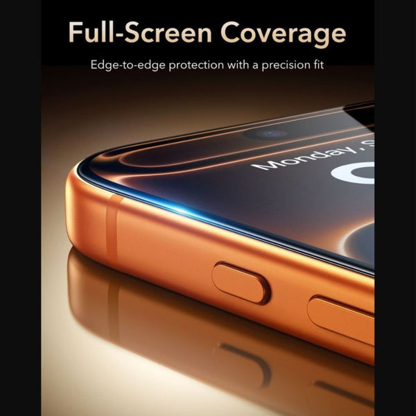 ESR UltraFit Armorite Pro 9H Corning Accessory Glass screen protector for iPhone 18 Pro Max with edge-to-edge coverage and UltraFit Tray Qatar