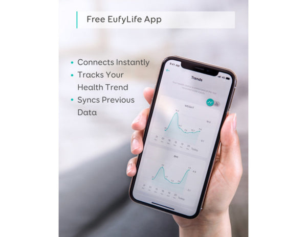 Eufy Smart Scale P1 T9147H21 white Bluetooth body composition scale Qatar.