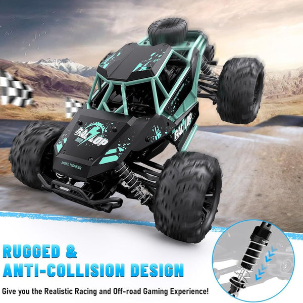 Gallop Storm Pro 1:16 4WD high-speed off-road RC car Blue with LED lights Qatar