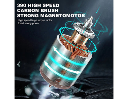 Gallopish Storm Pro HW8808-C 1:16 4WD off-road RC car with oversized tires and LED lights at Thabthaba Store Qatar.