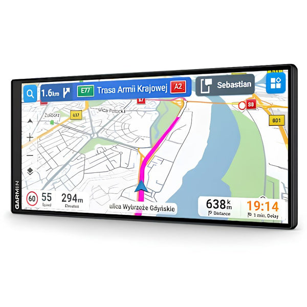 Garmin Drive 8.8-inch ultrawide HD GPS navigator with touchscreen navigation and Bluetooth calling in Qatar