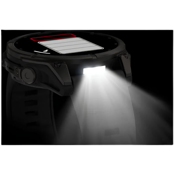 Garmin fēnix 9 47mm Carbon Grey DLC Titanium smartwatch with Black Silicone Band in Qatar