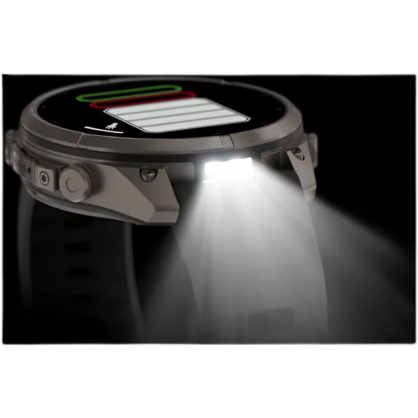 Garmin fēnix 9 Pro inReach 47mm Titanium smartwatch with Graphite Black silicone band in Qatar