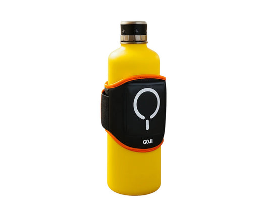 Goji Magnetic Water Bottle Storage Bag S5 with phone mount, mesh pocket, and strong magnetic attachment Qatar