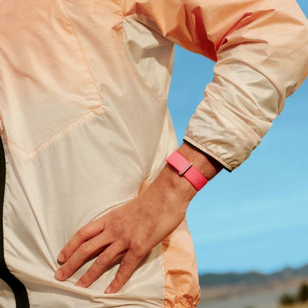 Google Fitbit Air screenless fitness tracker with heart rate SpO2 and sleep monitoring Berry Qatar