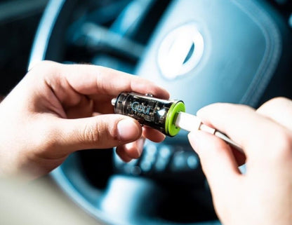 GOUI Auto 30W nano dual port car charger transparent Qatar