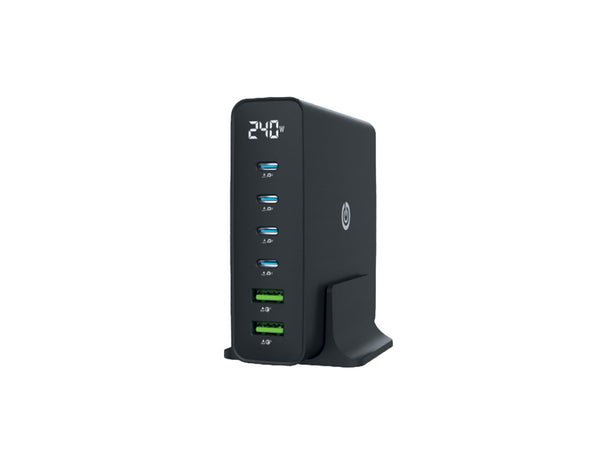 GOUI GAN 240W 6-port desktop charger PD QC Qatar