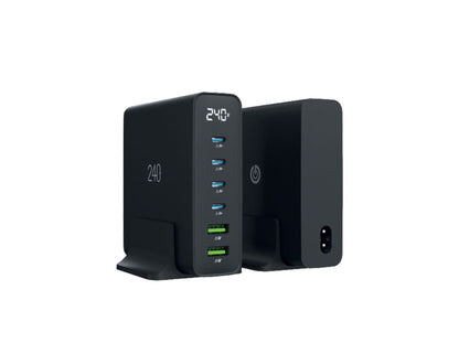 GOUI GAN 240W 6-port desktop charger PD QC Qatar