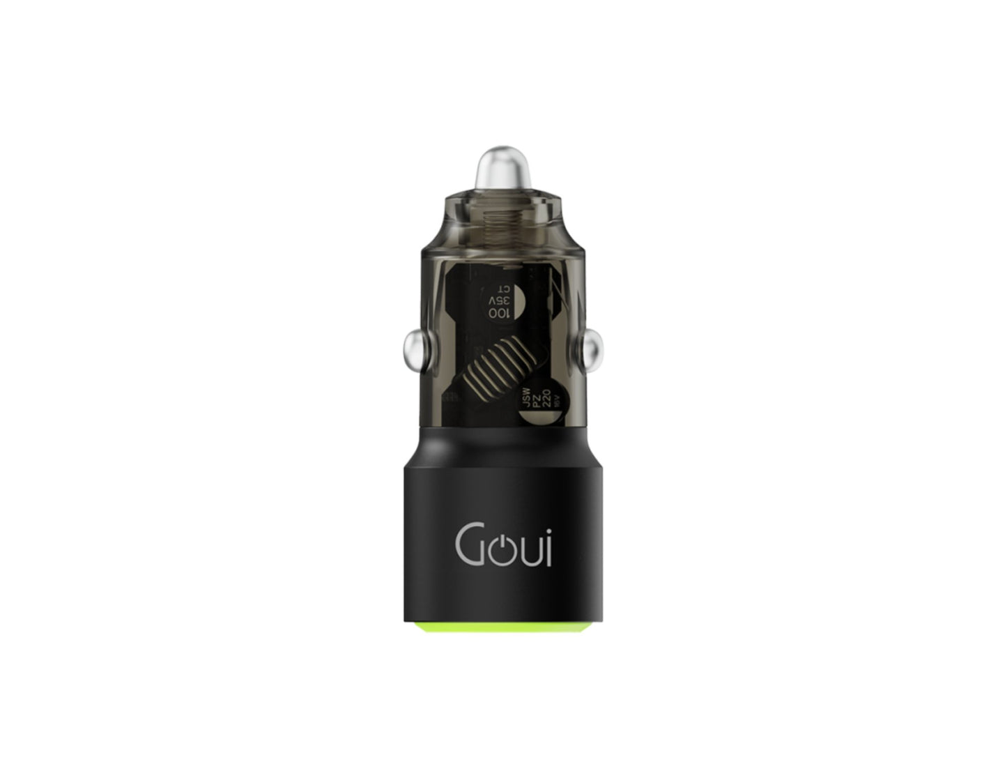 GOUI Gear 65W nano dual port car charger transparent Qatar
