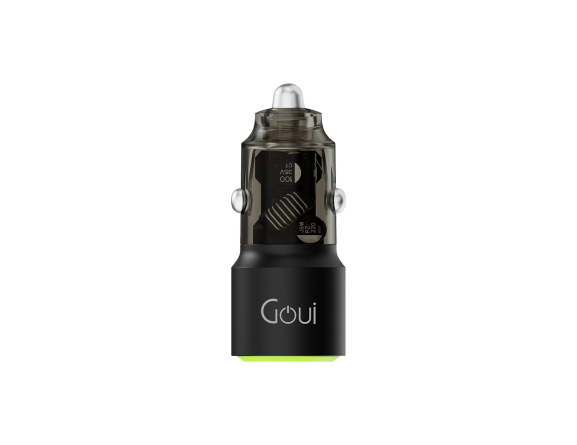 GOUI Gear 65W nano dual port car charger transparent Qatar