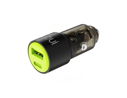 GOUI Gear 65W nano dual port car charger transparent Qatar